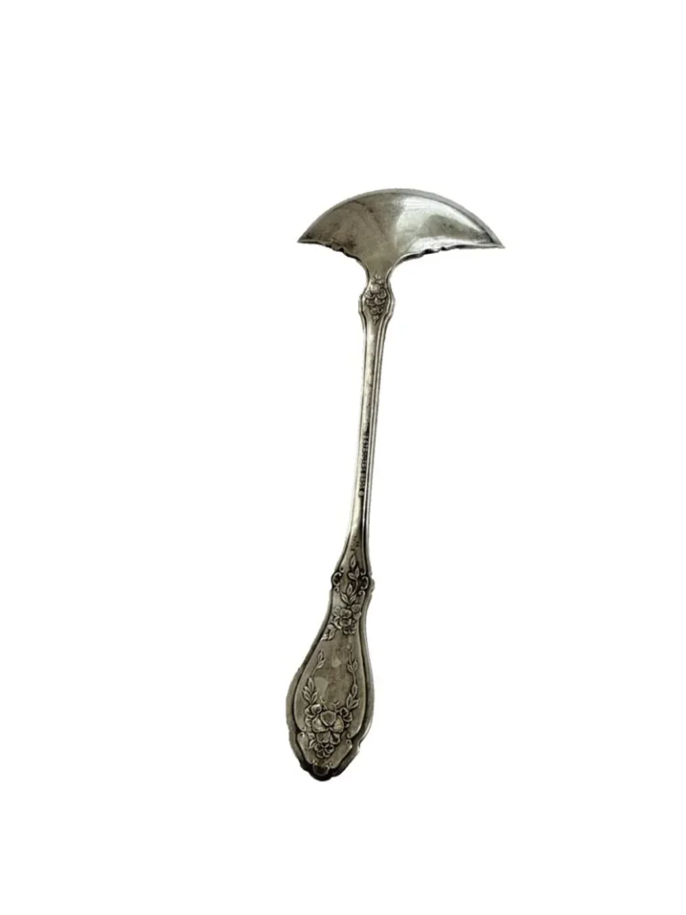 1847 Rogers Bros SHARON Silverplate Solid Gravy Serving Ladle No Mono